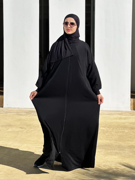 Hayaa Abaya & hijab (BLACK) image 2