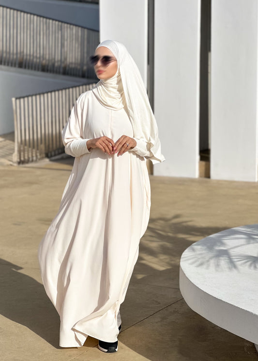 Rihla Abaya &amp; hijab (BEIGE) image 1