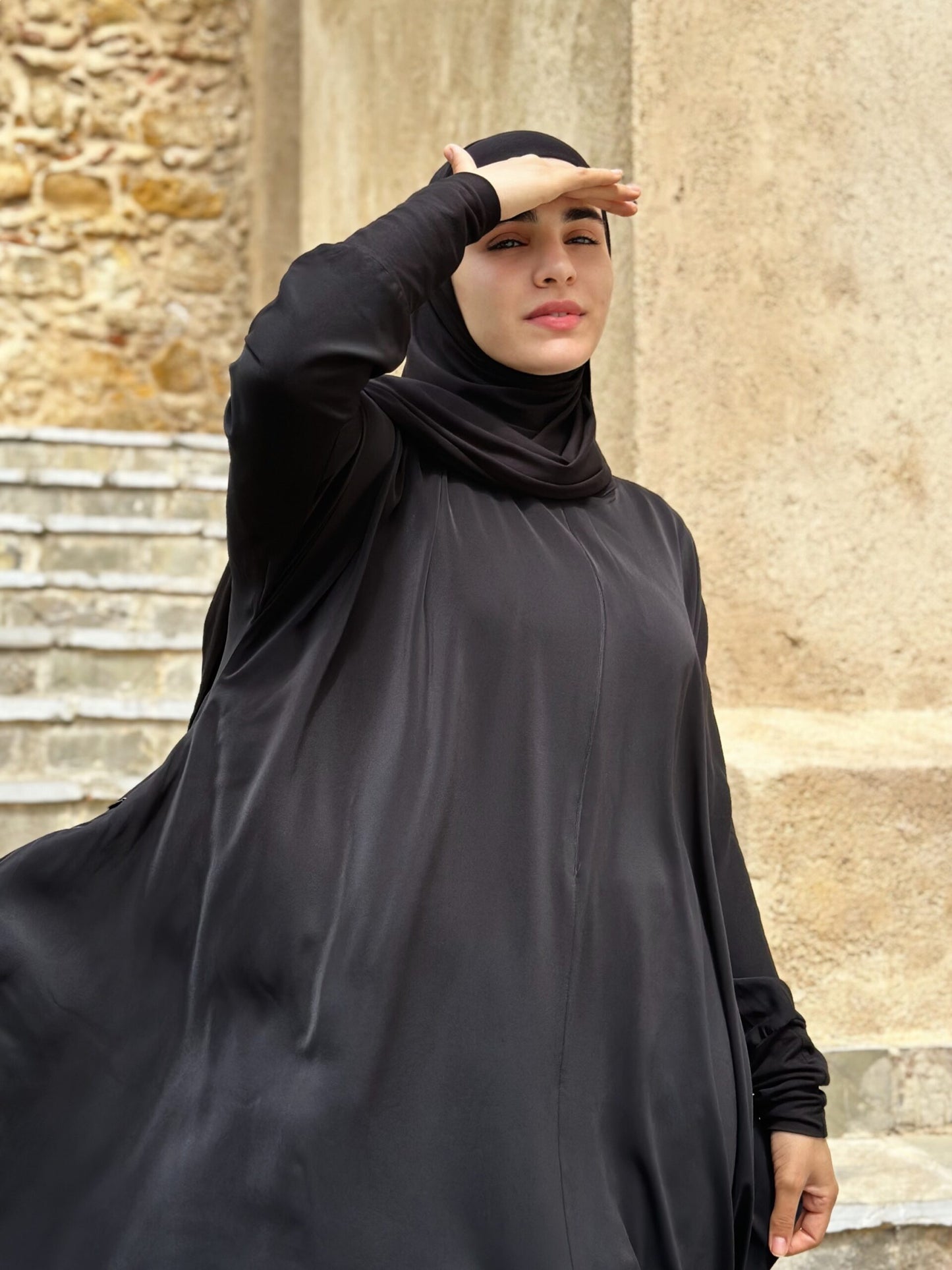 Rihla Abaya &amp; hijab (BLACK) image 2