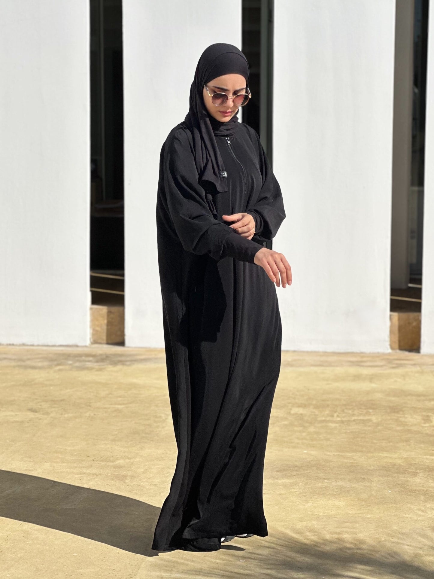 Hayaa Abaya &amp; hijab (BLACK) image 3