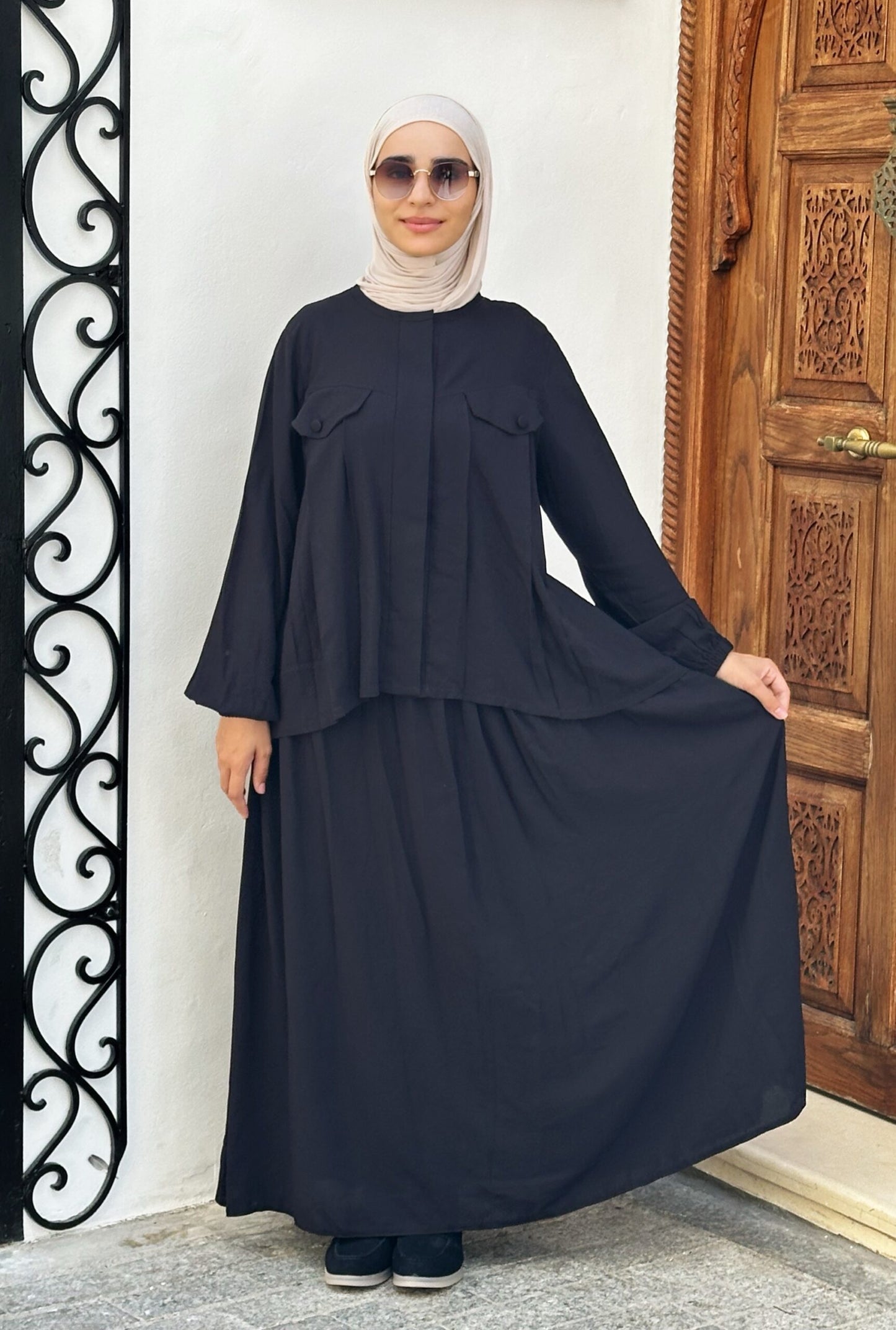 Nasma Cotton Set (Top &amp; Long Skirt) image 3