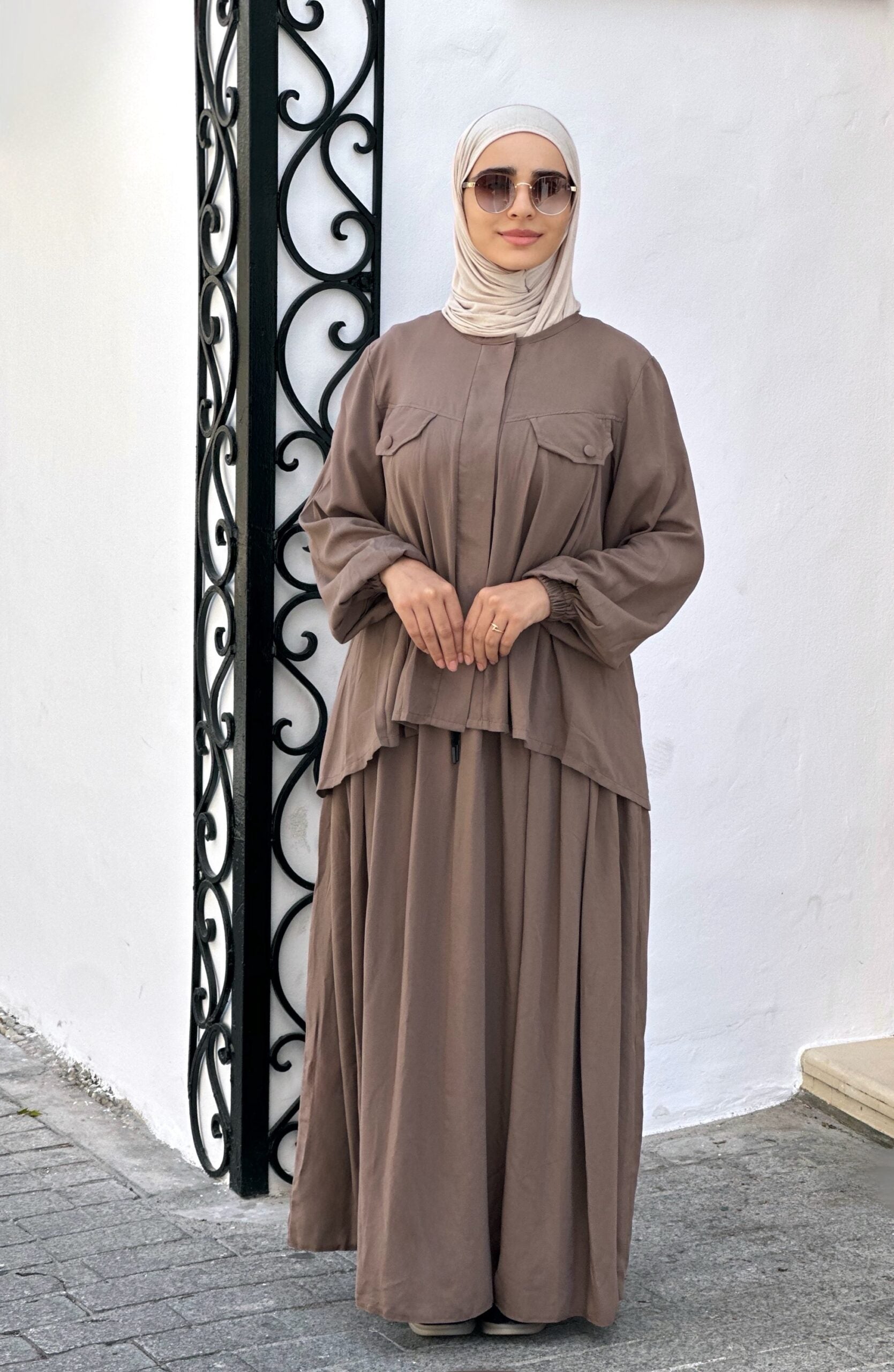 Nasma Cotton Set (Top &amp; Long Skirt) image 1