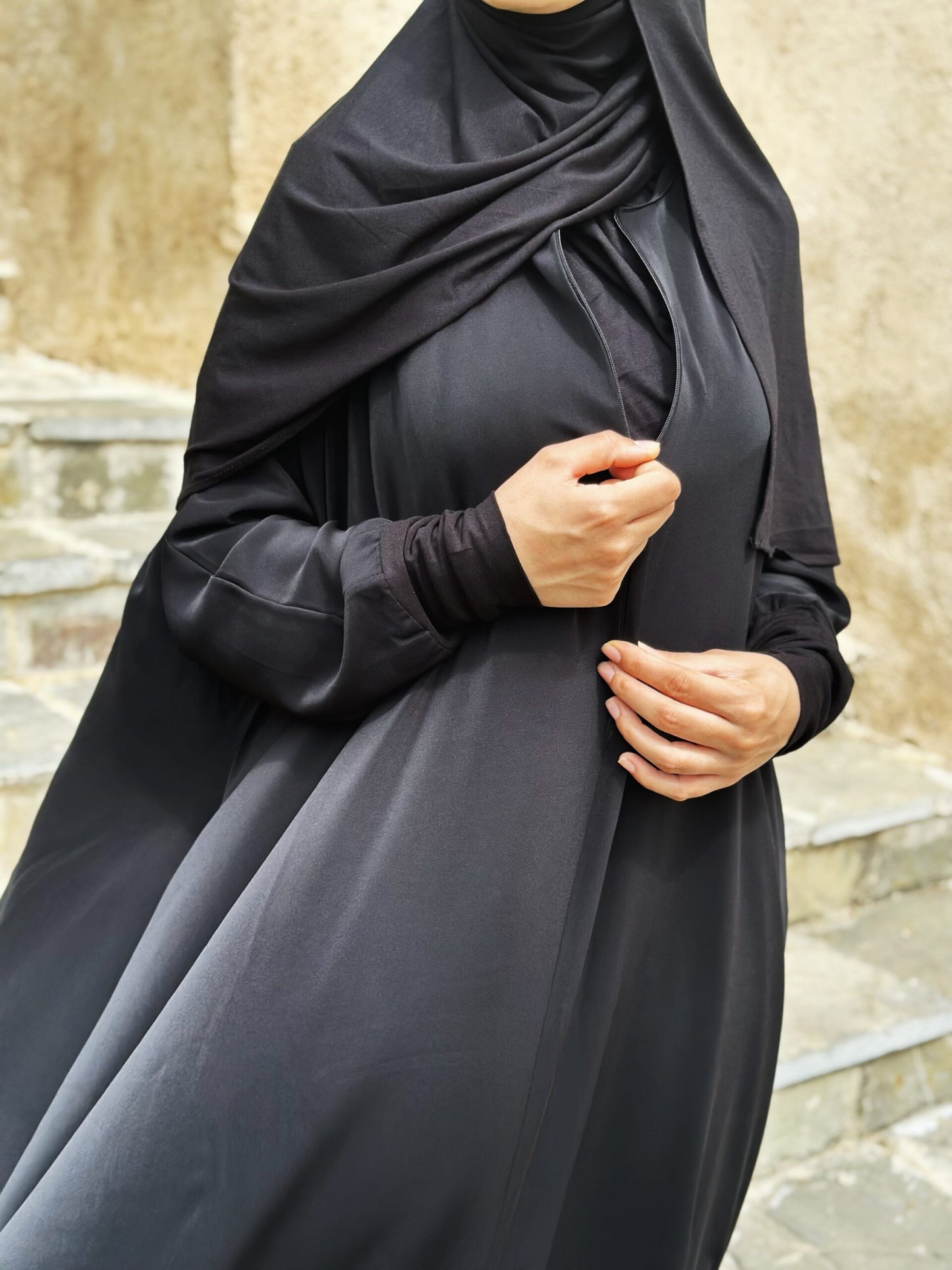 Rihla Abaya &amp; hijab (BLACK) image 6