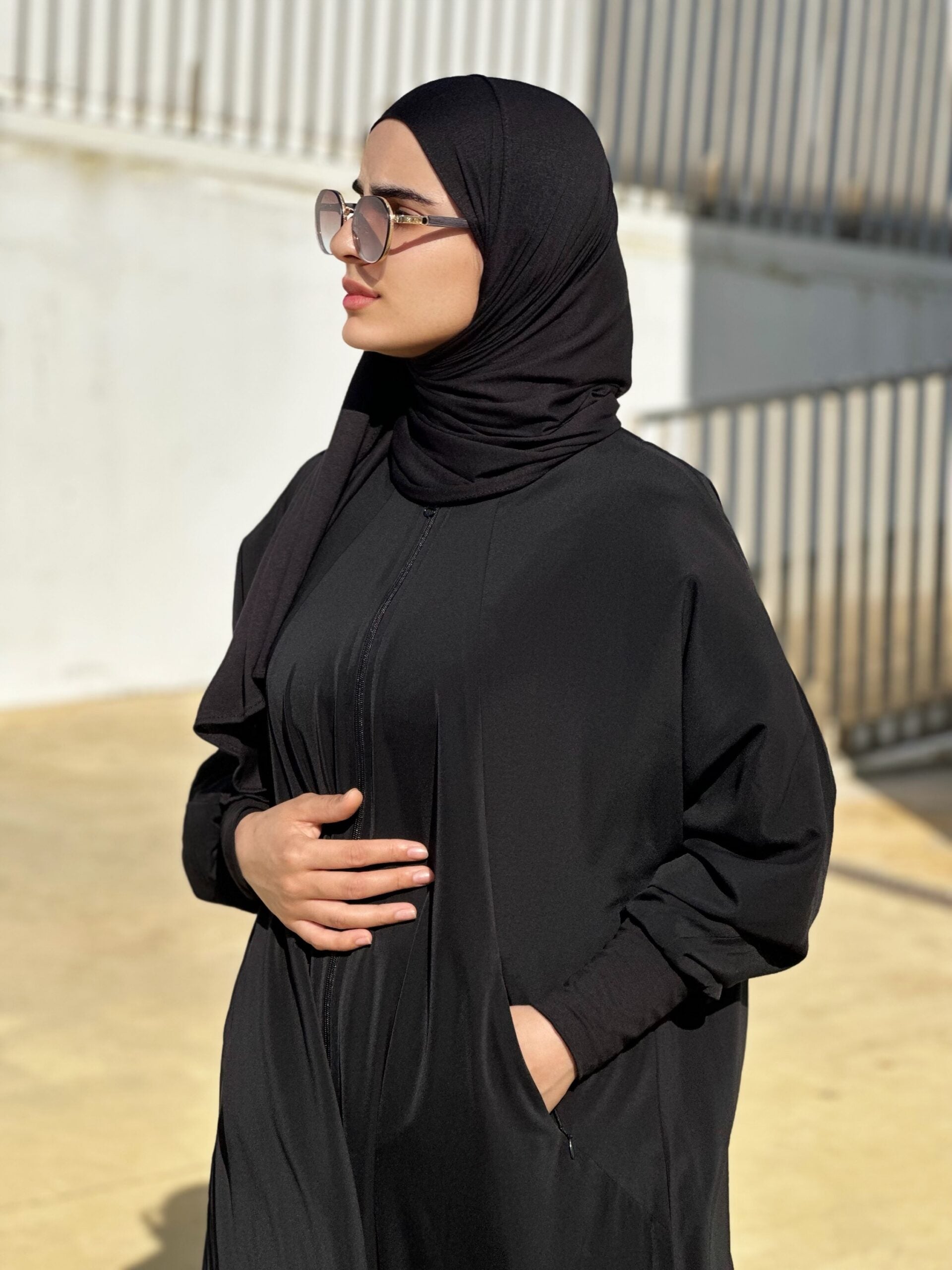 Hayaa Abaya &amp; hijab (BLACK) image 4
