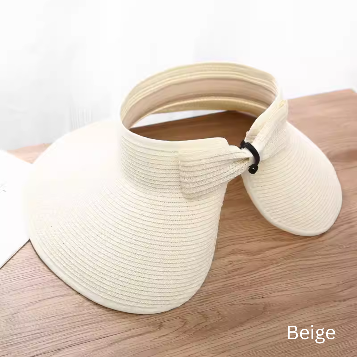 Foldable Sun hat for Umrah &amp; Hajj - Beige image