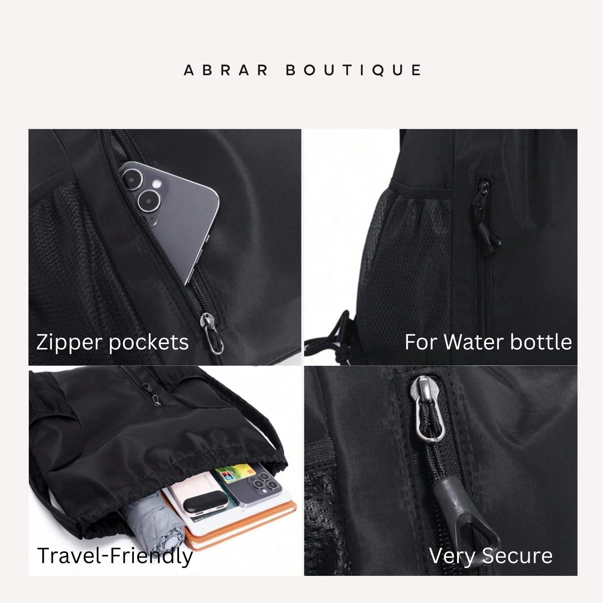 Waterproof backpack for Umrah &amp; Hajj image 2