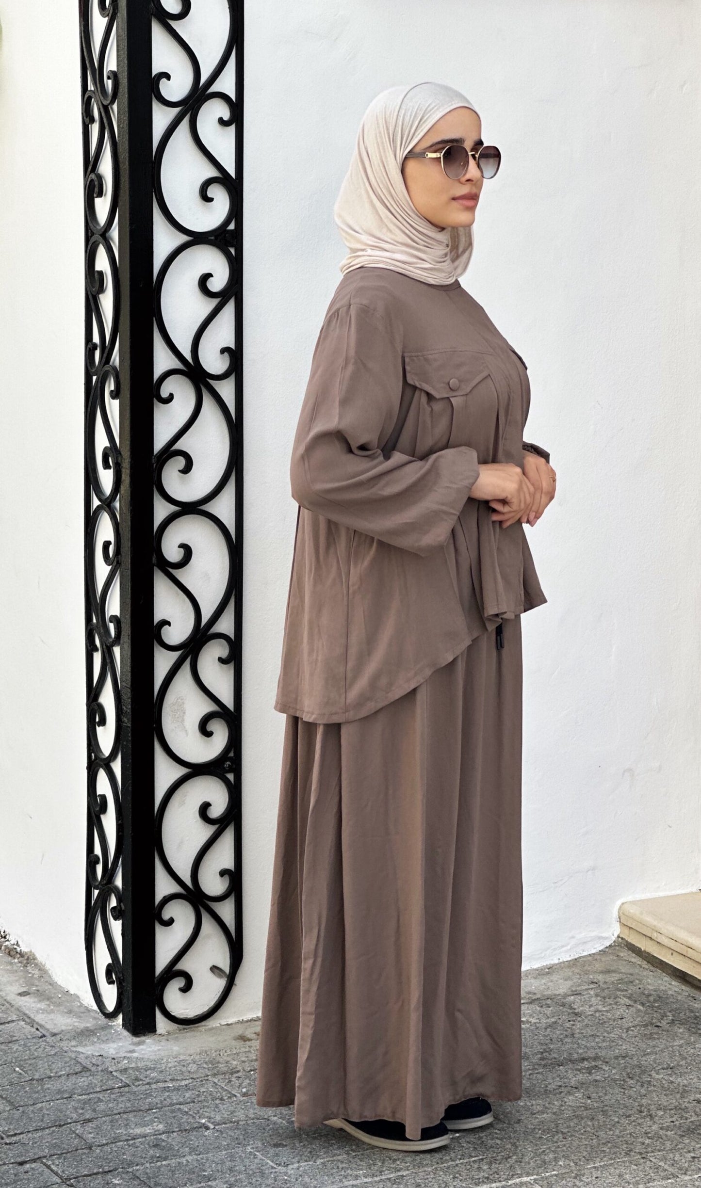 Nasma Cotton Set (Top &amp; Long Skirt) image 2