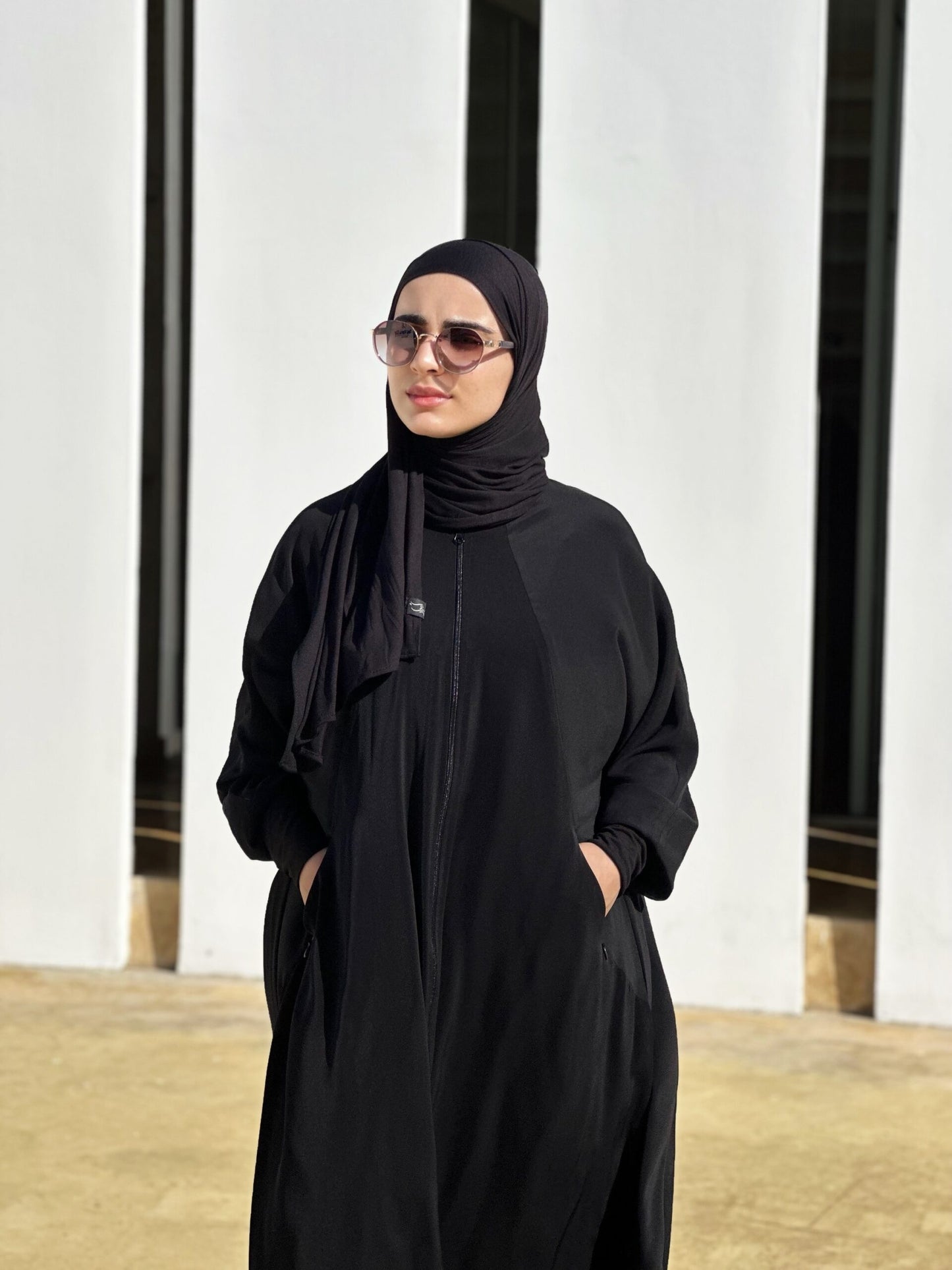 Hayaa Abaya &amp; hijab (BLACK) image 1