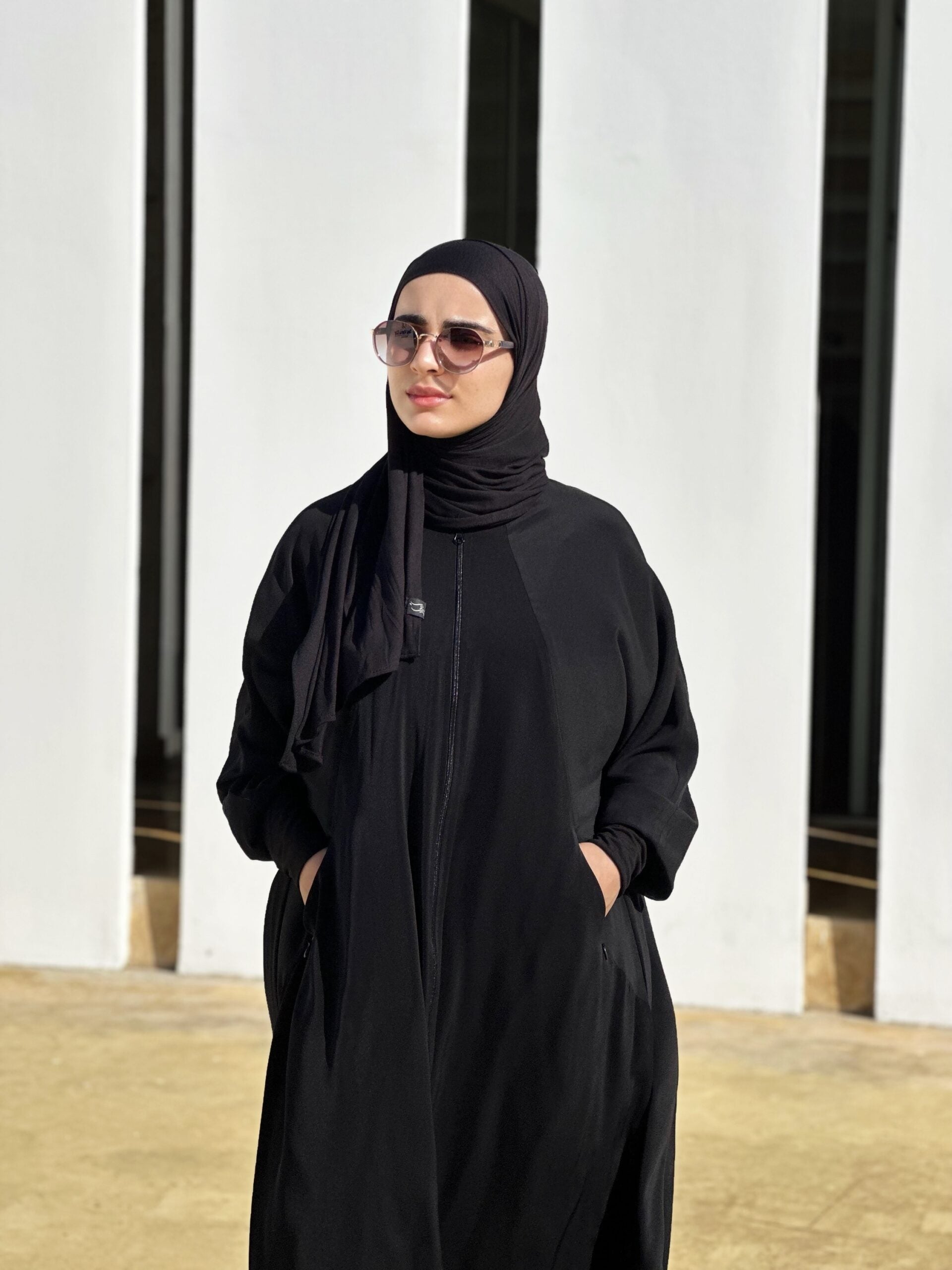 Hayaa Abaya &amp; hijab (BLACK) image 1